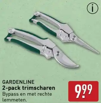 ALDI Gardenline 2 pack trimscharen aanbieding