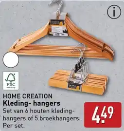 ALDI Home Creation Kleding hangers aanbieding