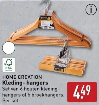 ALDI Home Creation Kleding hangers aanbieding