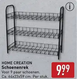 ALDI Home Creation Schoenenrek aanbieding