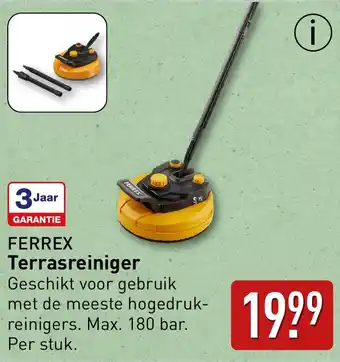 ALDI Ferrex Terrasreiniger aanbieding