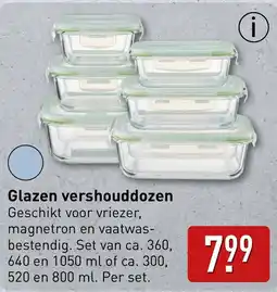 ALDI Glazen vershouddozen aanbieding