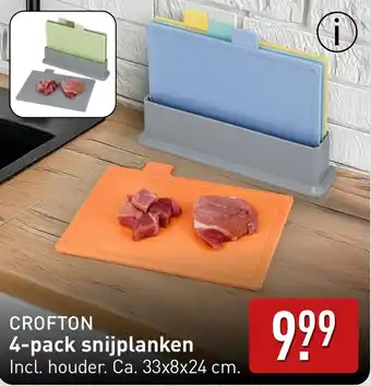 ALDI Crofton 4 pack snijplanken aanbieding