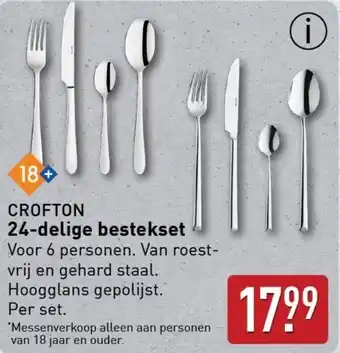 ALDI Crofton 24 delige bestekset aanbieding