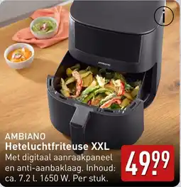 ALDI Ambiano Heteluchtfriteuse XXL aanbieding