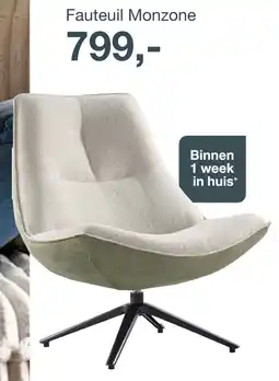 IN.HOUSE Fauteuil Monzone aanbieding