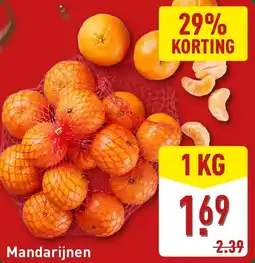 ALDI Mandarijnen aanbieding