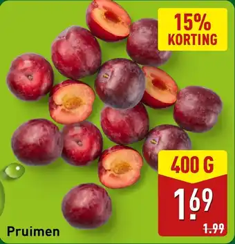 ALDI Pruimen aanbieding