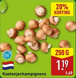 ALDI Kastanjechampignons aanbieding