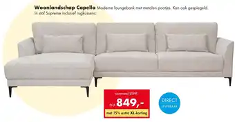 Woonsquare Woonlandschap Capella aanbieding