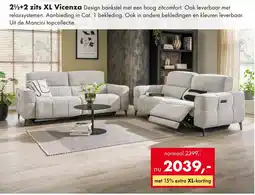 Woonsquare 2.5+2 zits XL Vicenza aanbieding