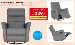 Woonsquare Relaxfauteuil Cardona aanbieding