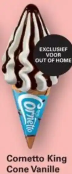 Sligro Cornetto King Cone Vanille aanbieding