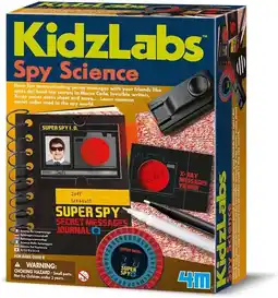 Amazon 4M Spy Science Secret Message Kit aanbieding