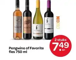 Spar Pengwine of Favorite fles 750 ml aanbieding