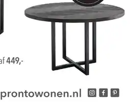 Pronto wonen Eettafel Veneta aanbieding