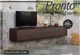 Pronto wonen TV meubel Belvio aanbieding