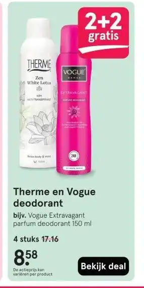 Etos Dove, Zwitsal, Axe en Rexona deodorant en bad en douche aanbieding