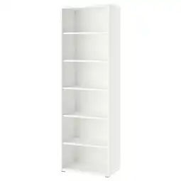 IKEA BestÅ Open kast, met 5 planken/wit, 60x40x193 cm aanbieding