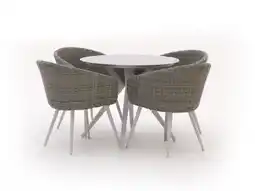 Kees Smit Manifesto Veruno/Sora ø 90cm dining tuinset 5-delig aanbieding