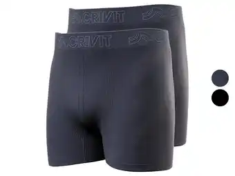 Lidl CRIVIT 2 seamless heren sportboxers aanbieding