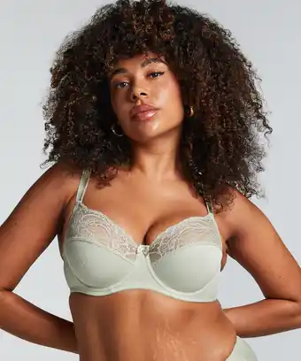 Hunkemoller Hunkemöller Niet-voorgevormde beugel bh Sophie Groen aanbieding