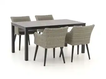 Kees Smit Manifesto Matese/Menzano 160cm dining tuinset 5-delig aanbieding