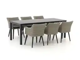 Kees Smit Manifesto Matese/Menzano 220cm dining tuinset 7-delig aanbieding