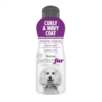 Zooplus Voordeelpakket: 2x473ml TropiClean PerfectFur Shampoo voor honden met een gekrulde vacht aanbieding