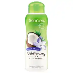 Zooplus Voordeelpakket: 2x355ml TropiClean Awapuhi Kokosnoot Whitening Shampoo voor huisdieren aanbieding