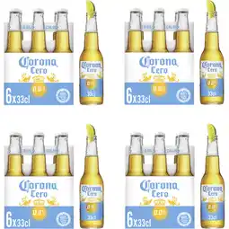 Jumbo Corona - Cero - 0.0% Alcoholvrij - Fles - 4 x 6 x 330ML aanbieding