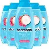 Bol.com Schwarzkopf - Moisture en Shine - Shampoo - 5 x 400 ml - Voordeelverpakking aanbieding