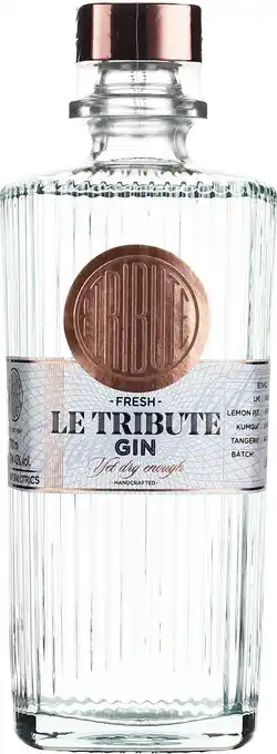 Drankdozijn Le Tribute Gin 70CL aanbieding