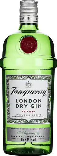 Drankdozijn Tanqueray Gin 1LTR aanbieding