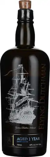 Drankdozijn Zuidam Flying Dutchman Dark Rum No.1 70CL aanbieding