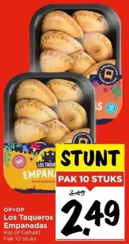 Vomar Voordeelmarkt Los Taqueros Empanadas aanbieding