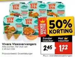 Vomar Voordeelmarkt Vivera Vleesvervangers aanbieding