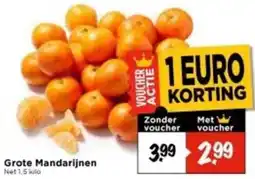 Vomar Voordeelmarkt Grote Mandarijnen aanbieding