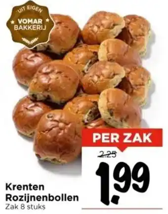 Vomar Voordeelmarkt Krenten Rozijnenbollen aanbieding