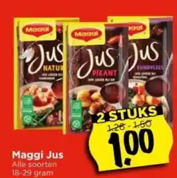 Vomar Voordeelmarkt Maggi Jus Alle soorten aanbieding