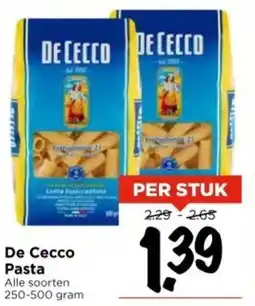 Vomar Voordeelmarkt De cecco pasta aanbieding