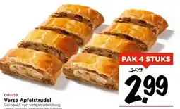 Vomar Voordeelmarkt OP=OP Verse Apfelstrudel aanbieding