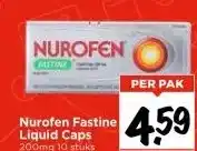 Vomar Voordeelmarkt Nurofen Fastine Liquid Caps aanbieding