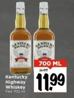 Vomar Voordeelmarkt Kentucky Highway Whiskey aanbieding