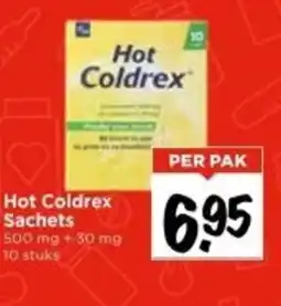 Vomar Voordeelmarkt Hot Coldrex Sachets aanbieding