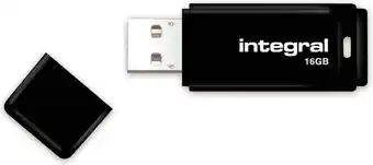 Bol.com Integral Black - USB-stick - 16 GB aanbieding