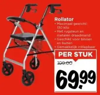 Vomar Voordeelmarkt Rollator aanbieding