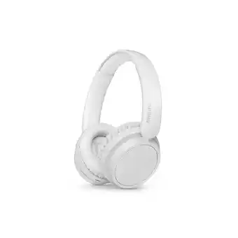 Bol.com Philips TAH5209 Draadloze over-ear-koptelefoon 40mm driver 65 uur speeltijd Wit aanbieding