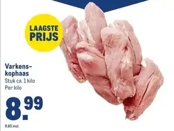 Makro Varkenskophaas aanbieding