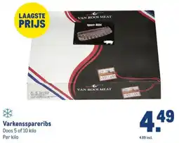 Makro Varkensspareribs aanbieding